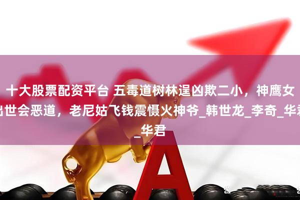 十大股票配资平台 五毒道树林逞凶欺二小，神鹰女出世会恶道，老尼姑飞钱震慑火神爷_韩世龙_李奇_华君