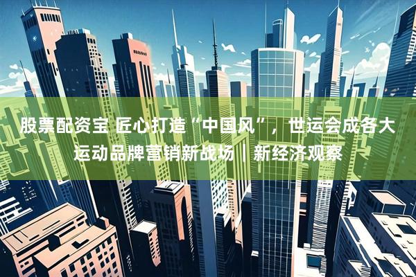 股票配资宝 匠心打造“中国风”，世运会成各大运动品牌营销新战场｜新经济观察